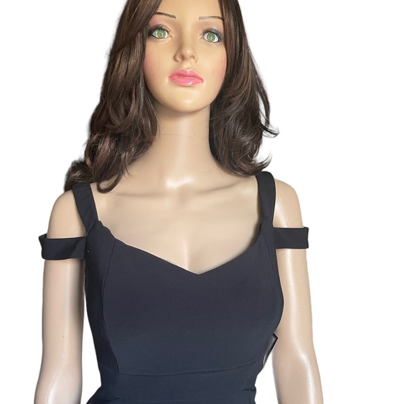 XScape Womens pleated off-shoulder dress size 10 - Picture 7 of 13